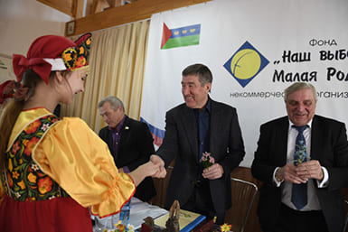 Yuri Konstantinovich Shafranik at the 15ht anniversary of “Nash vybor - Malaya Rodina” Foundation, 03.03.2017